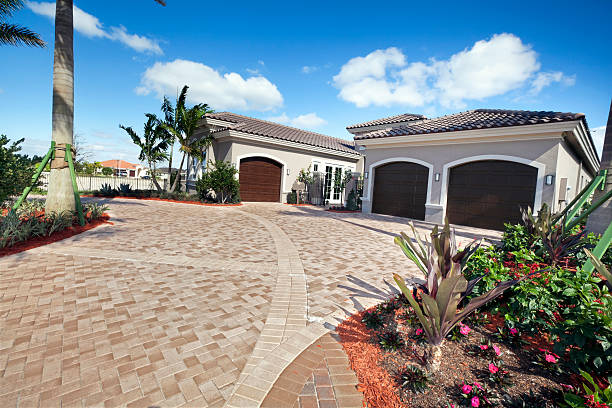 Residential Paver Driveway in Grabill, IN